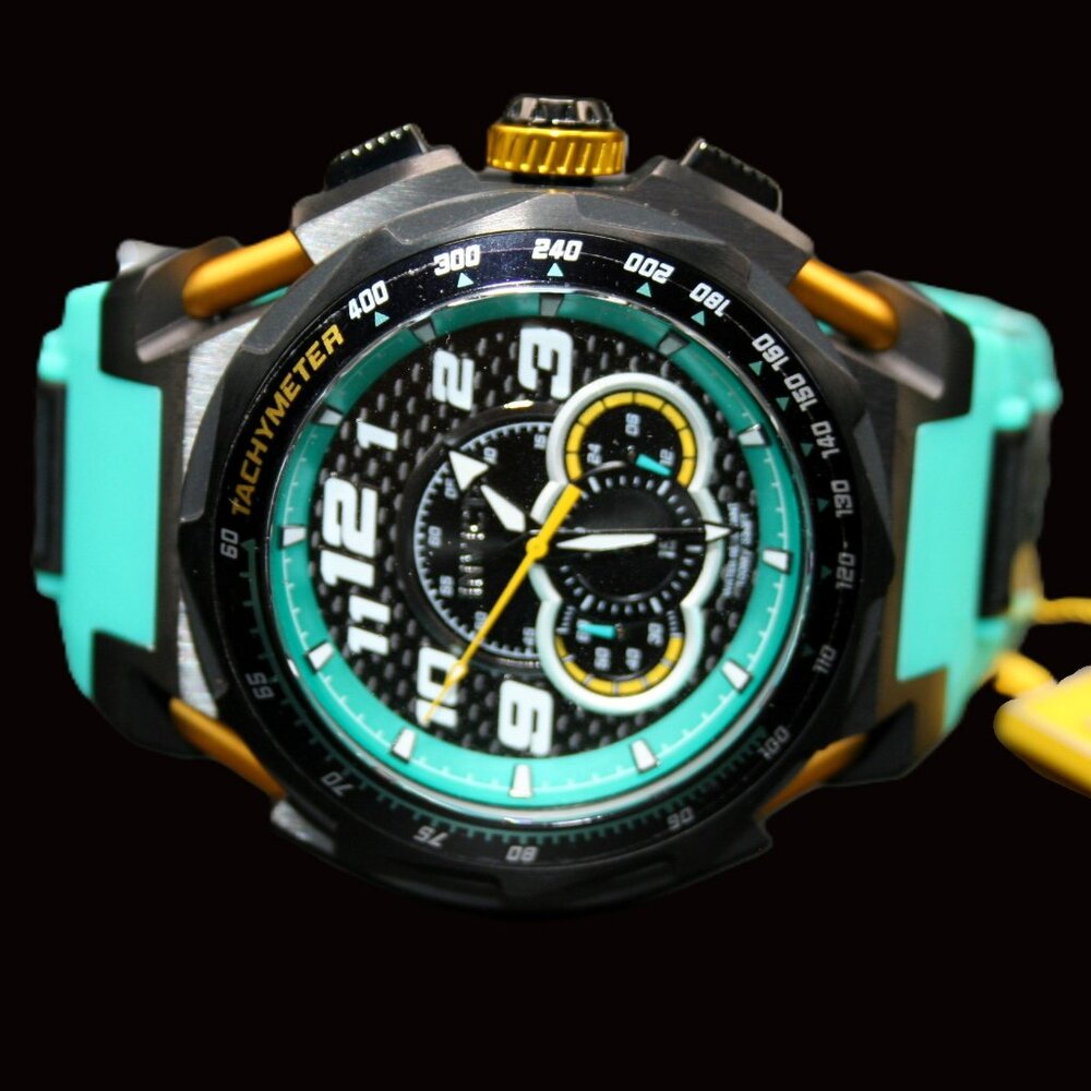 Invicta S1 Rally Men's Watch - 50.5mm, Black, Green (43798)